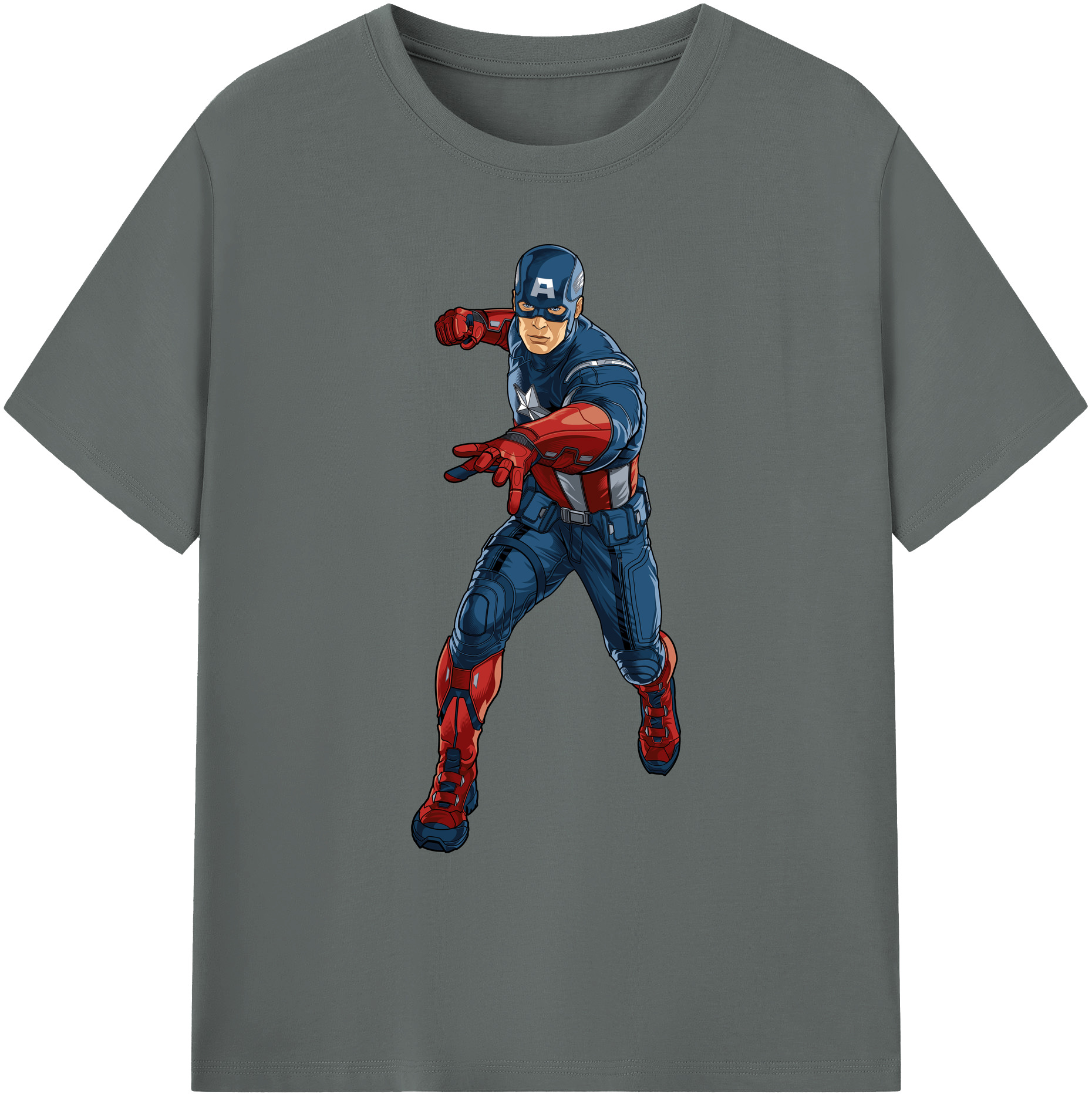 （画像用） アベンジャーズ The Avengers 綿100％ メンズ半袖Tシャツ｜肌触りやわらか＆通気性